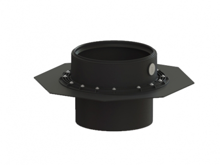 Kessel 83075 Verlngerungsstck mit mittigem Flansch fr WU, H 3