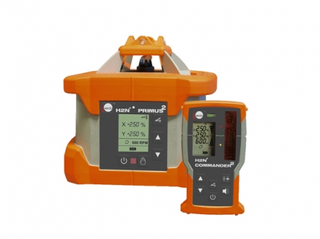 Nedo Rotationslaser PRIMUS H2N+ mit COMMANDER H2N+ LK2