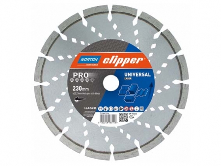 Norton Diamantscheibe PRO UNIVERSAL LASER 180 x 22,23 mm