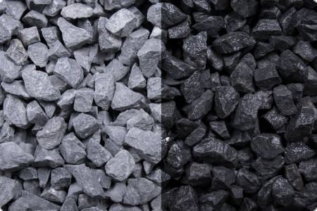 Ziersplitt Basalt 8-16 mm Krnung 750 kg