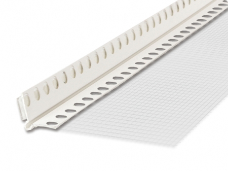 Fensterbankanschluprofil mit Gewebe 2 m / Stab
