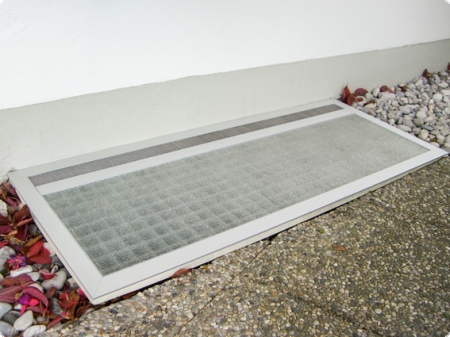 Meacover Lichtschachtabdeckung 106 x 60,5 cm