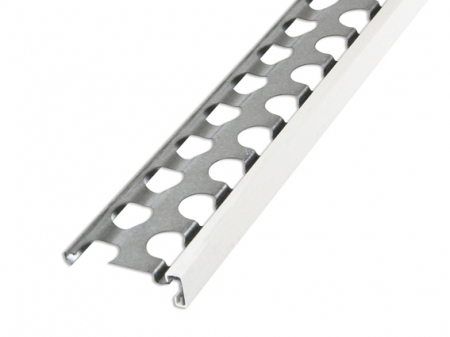 Auenputz 14 mm Putzabschlussprofil Hart-PVC 2,50 m / 50 mm