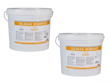 Siloxanputz Wei 3 mm 25 kg/Eimer
