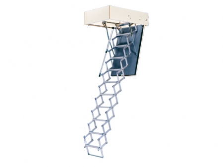 Wellhfer Scherentreppe Aluminium Liliput