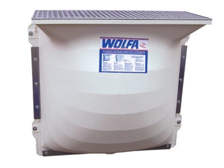 WOLFA Profi-Lichtschacht druckwa. 201 x 121 x 60 cm