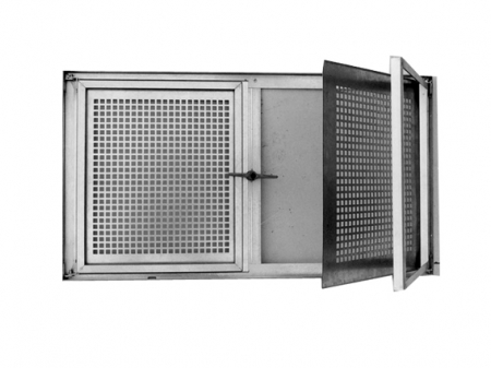WOLFA Stahlkellerfenstereinsatz Typ ZO-SD 75 x 75 cm