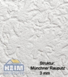 Siloxanputz Wei 3 mm 25 kg/Eimer
