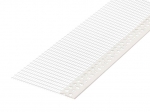 PVC Abschlussprofil mit Gewebe 6 mm x 2,5 lfm