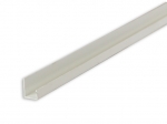PVC-Einfaprofil Wei fr Gipskartonplatten 12,5 mm