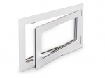 MEALUXIT Renovierungsfenster Dreh-Kipp 100 x 62,5 cm
